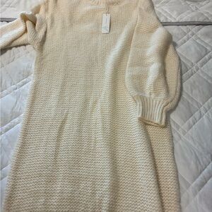 Bluivy Cream Knit Sweater